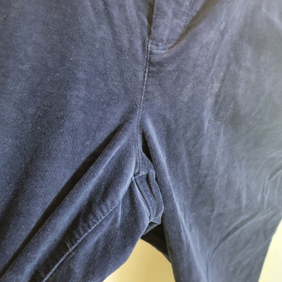 Talbot Woman Curvy Straight Leg Velvet Jeans - Picture 4 of 8